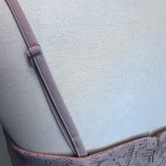 NWOT Dress The Polulation Leanne Lace Mini Dress in Blush-Tagged XL fits like M - Picture 6 of 14